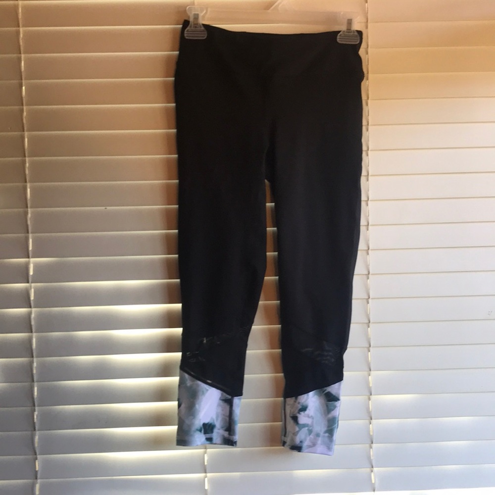 GAIAM leggings, XS, 3/4 length, Black